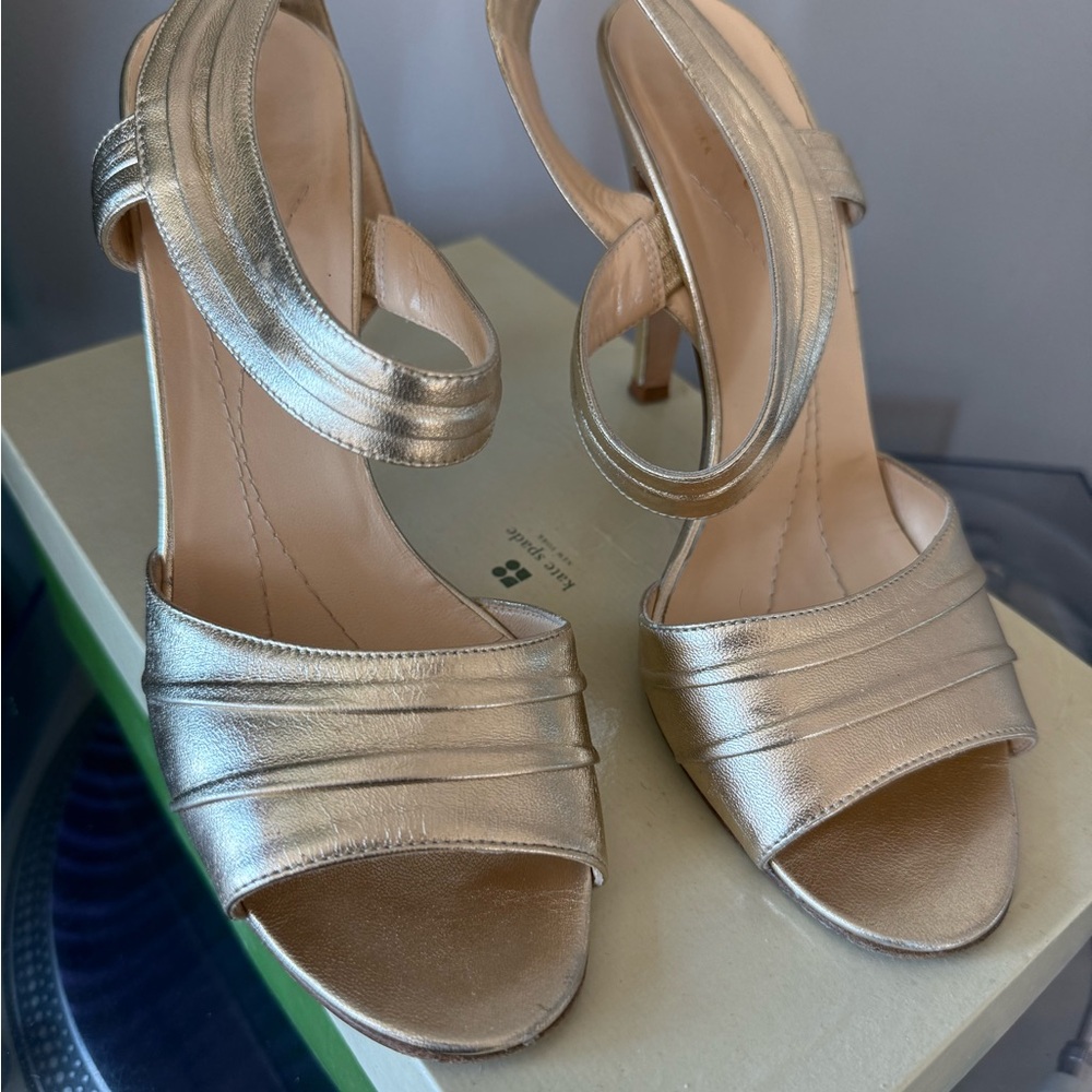 Kate Spade Metallic Gold Women's Heels